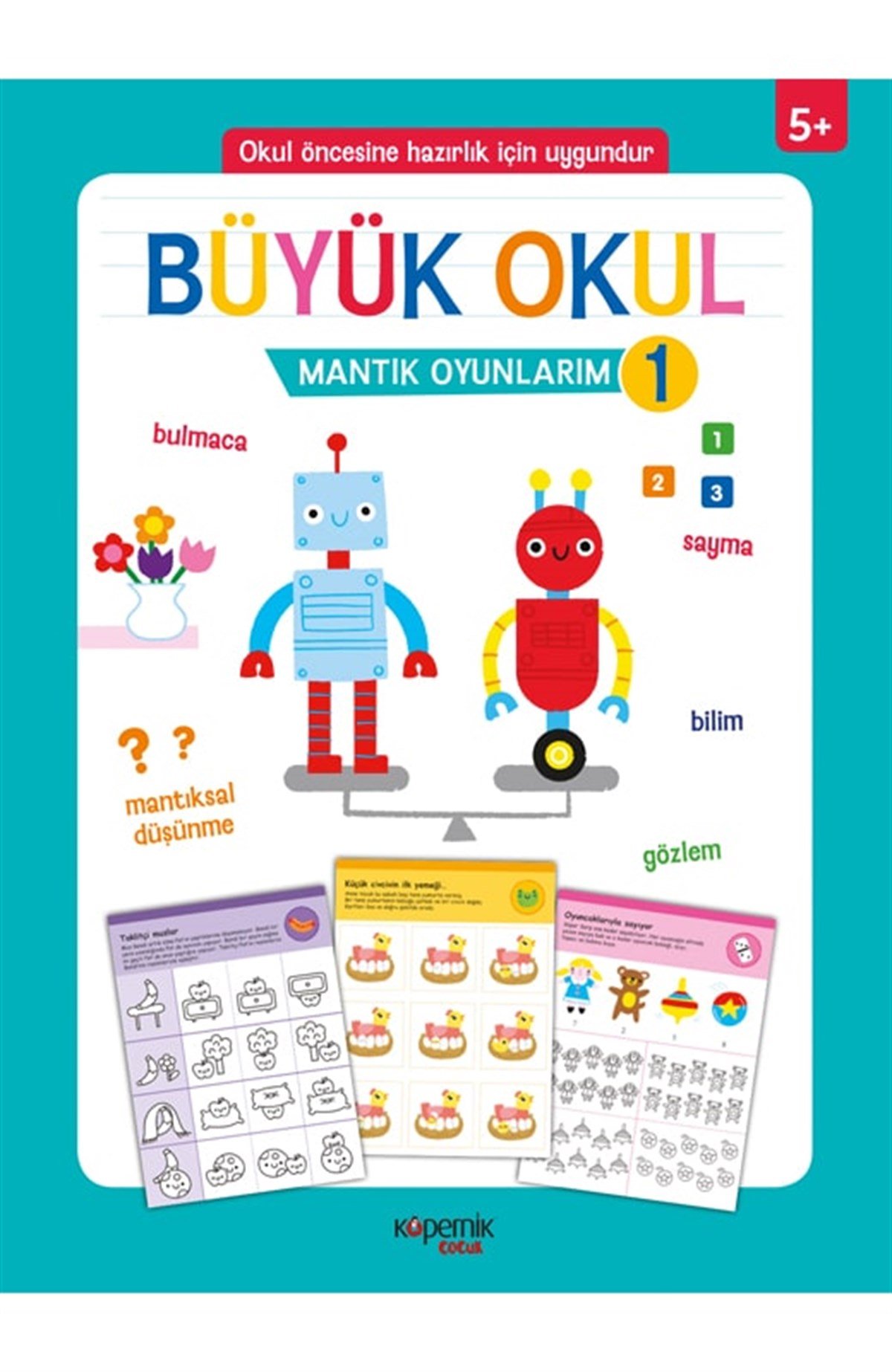 Büyük Okul ve Mantık Oyunlarım ve 5+ Yaş ve 1