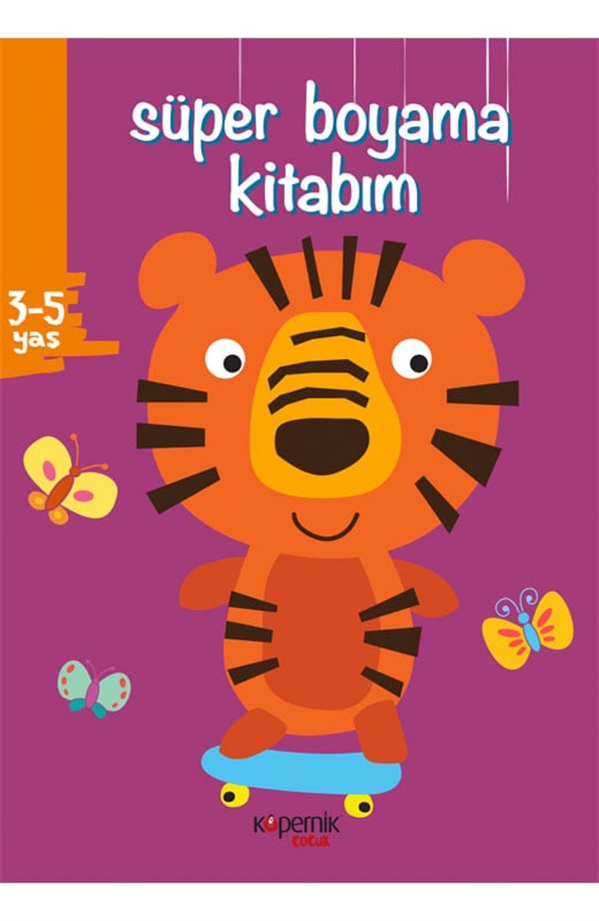 Süper Boyama Kitabım 3-5 Yaş ve Aslan