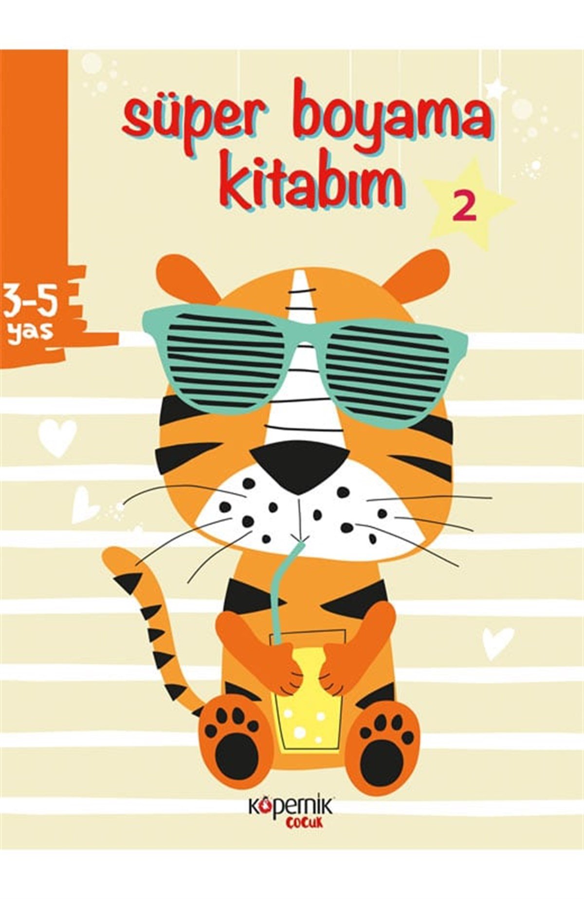 Süper Boyama Kitabım 3-5 Yaş ve Kaplan ve 2