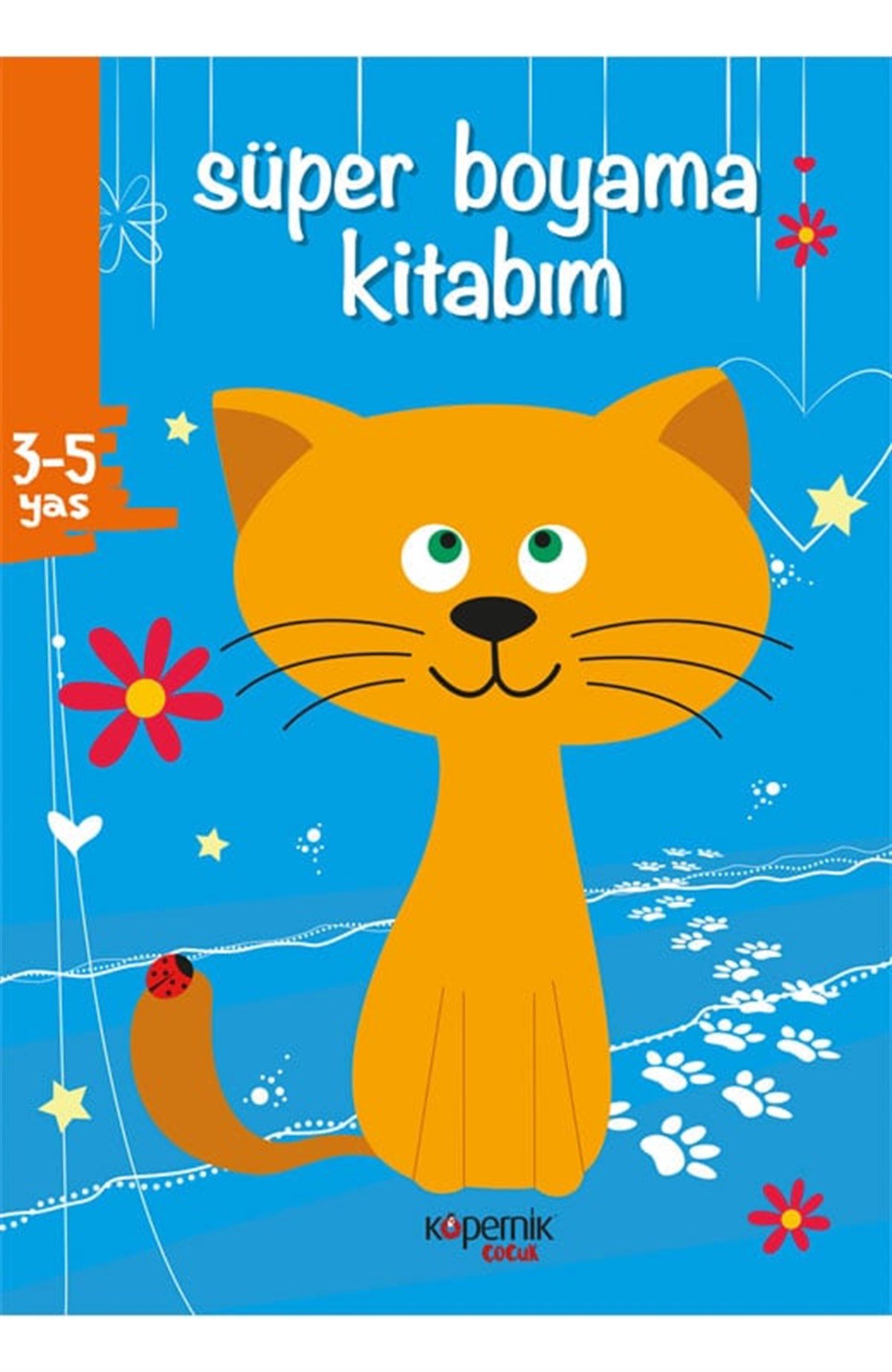 Süper Boyama Kitabım 3-5 Yaş ve Kedi