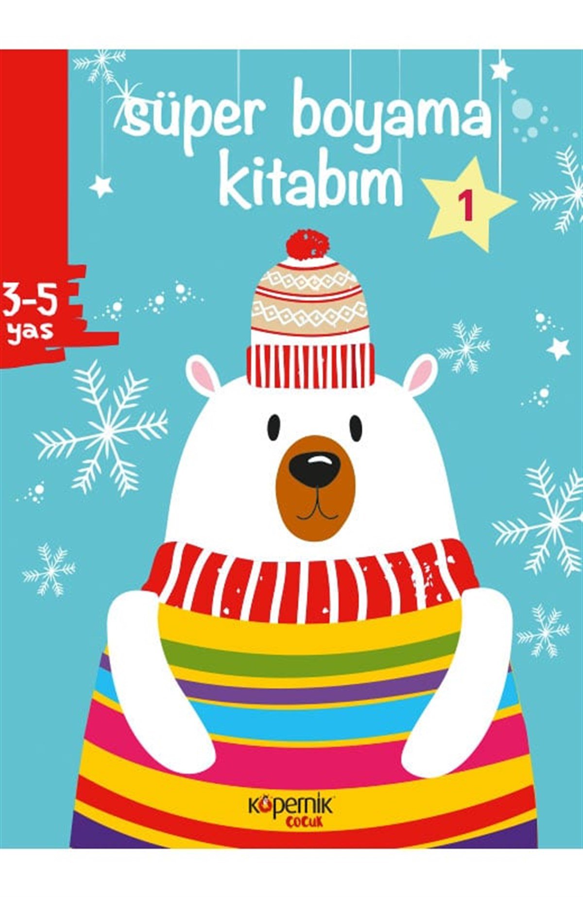 Süper Boyama Kitabım 3-5 Yaş ve Kış ve 1