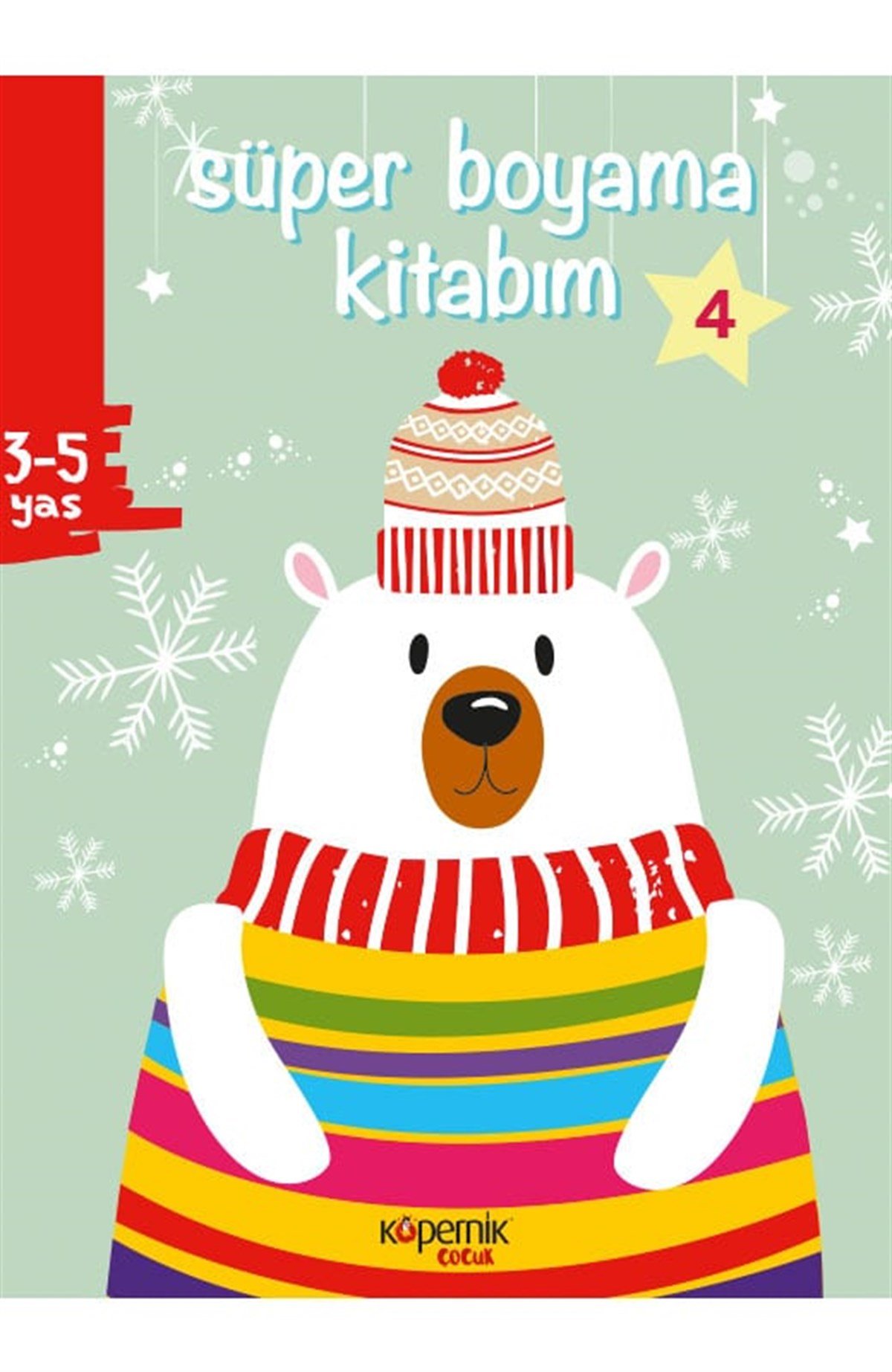 Süper Boyama Kitabım 3-5 Yaş ve Kış ve 4