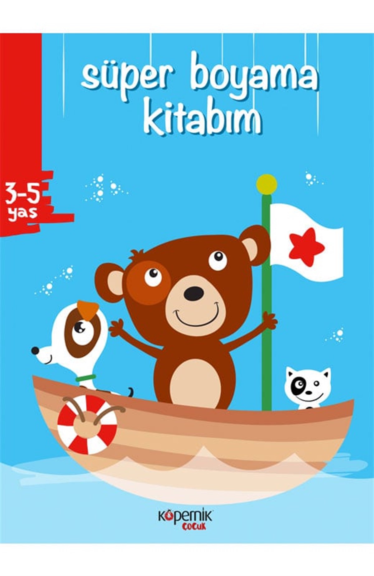 Süper Boyama Kitabım 3-5 Yaş ve Maymun