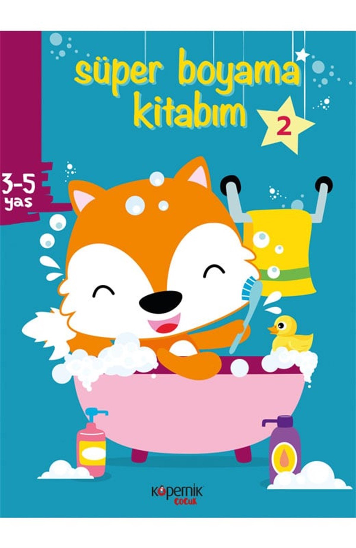 Süper Boyama Kitabım 3-5 Yaş ve Tilki ve 2