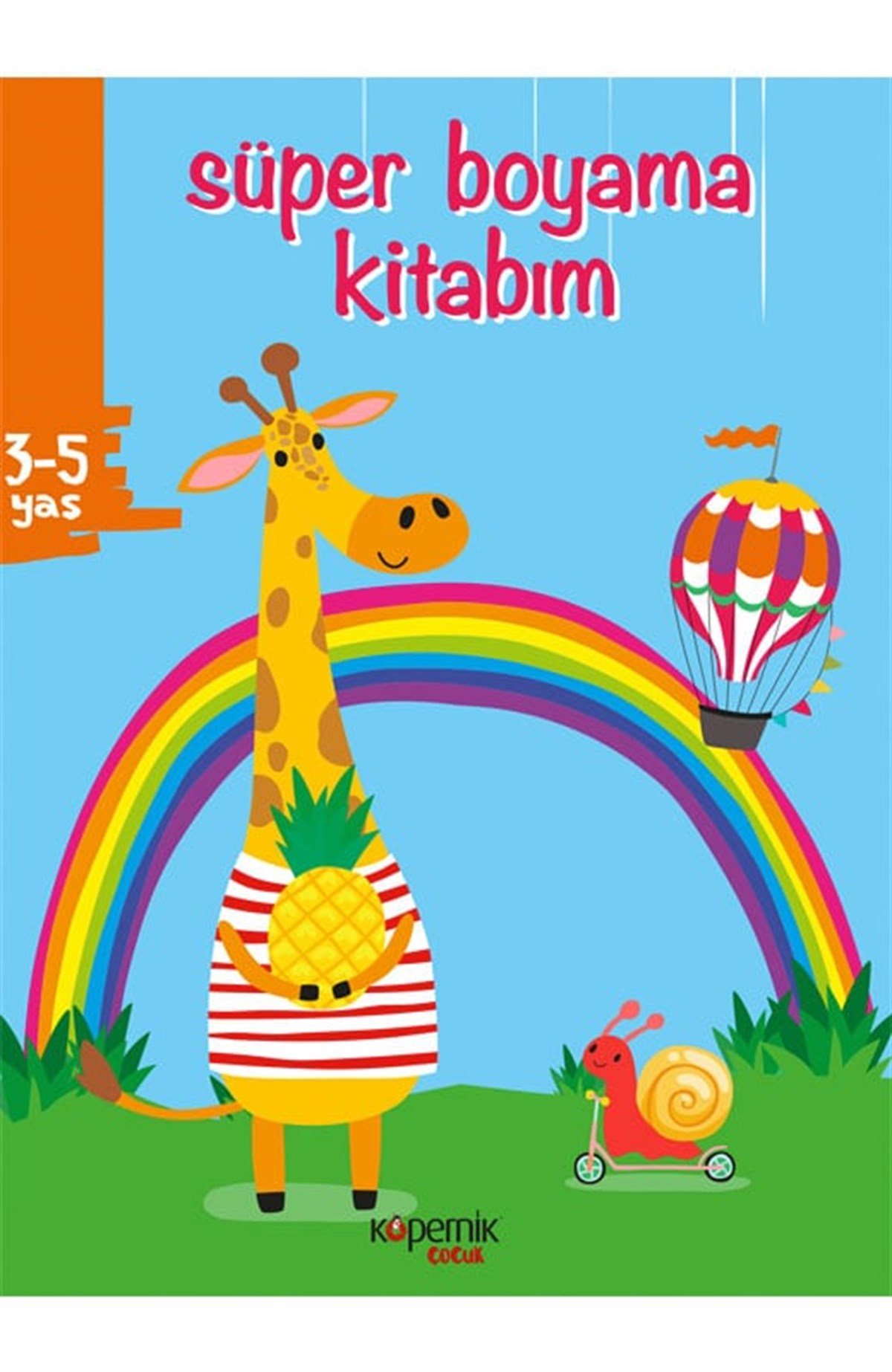 Süper Boyama Kitabım 3-5 Yaş ve Zürafa