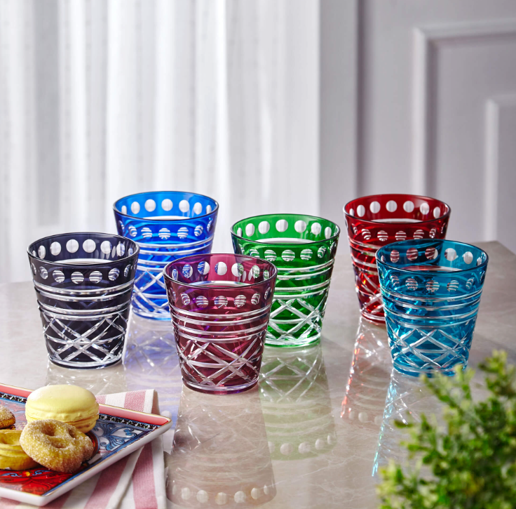 TANIMSIZBACI MILANO   PERLA MAVİ KISA SU BARDAĞI  | Karabaş Home
