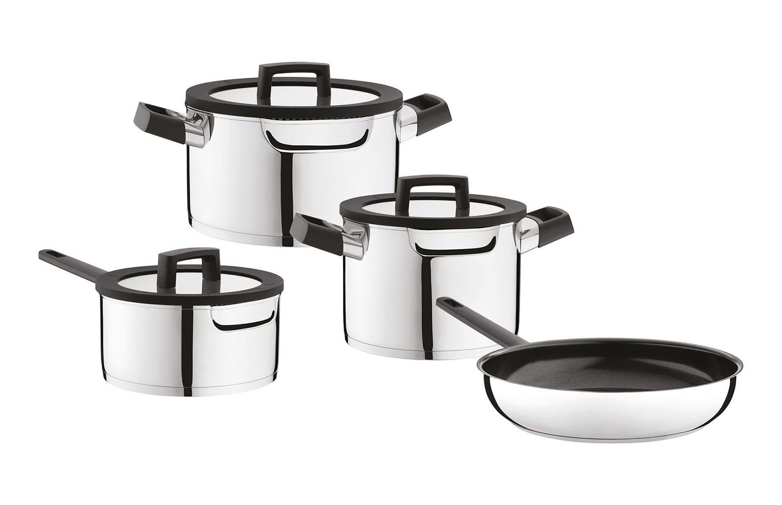 BERGHOFF-1111049-Essentials 7 Parça Paslanmaz Çelik Tencere Seti