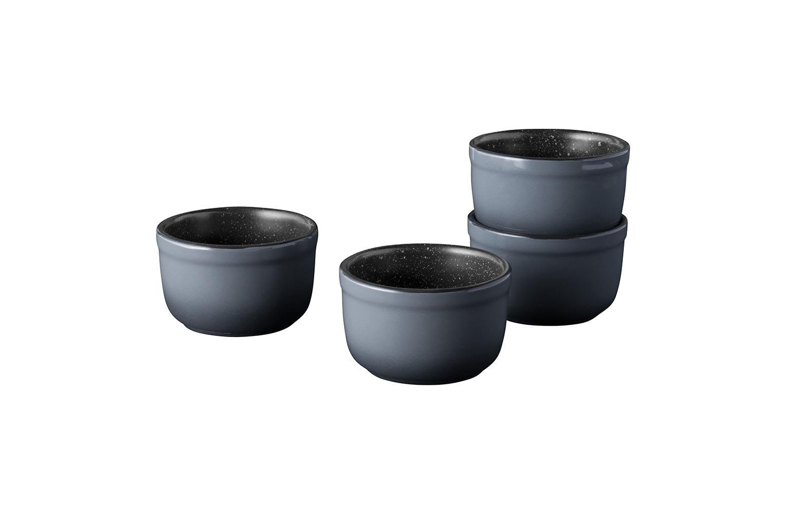 BERGHOFF-1697005-Berghoff Gem Seramik 4lü Yuvarlak Fırın Kabı 8x8x4,50cm