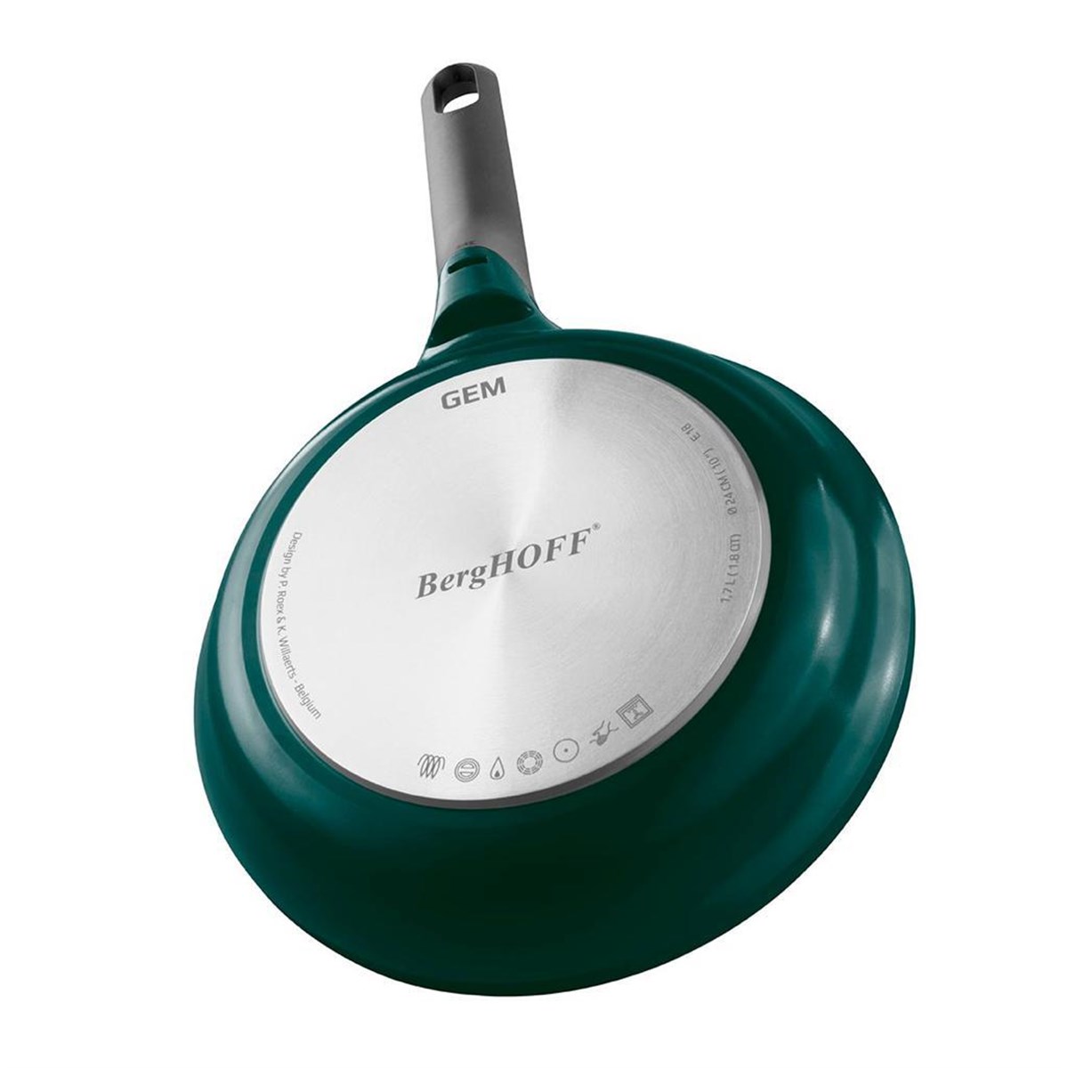 Berghoff Gem Çıkarılabilir Saplı Stay Cool Tava Yeşil 28 cm