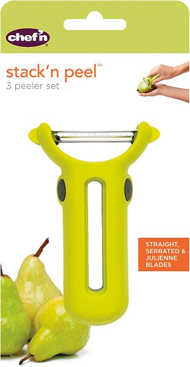 Chef'N-103-900-281-Chef'n Stack'n Peel™  3 ü Bir Arada Soyacak Seti