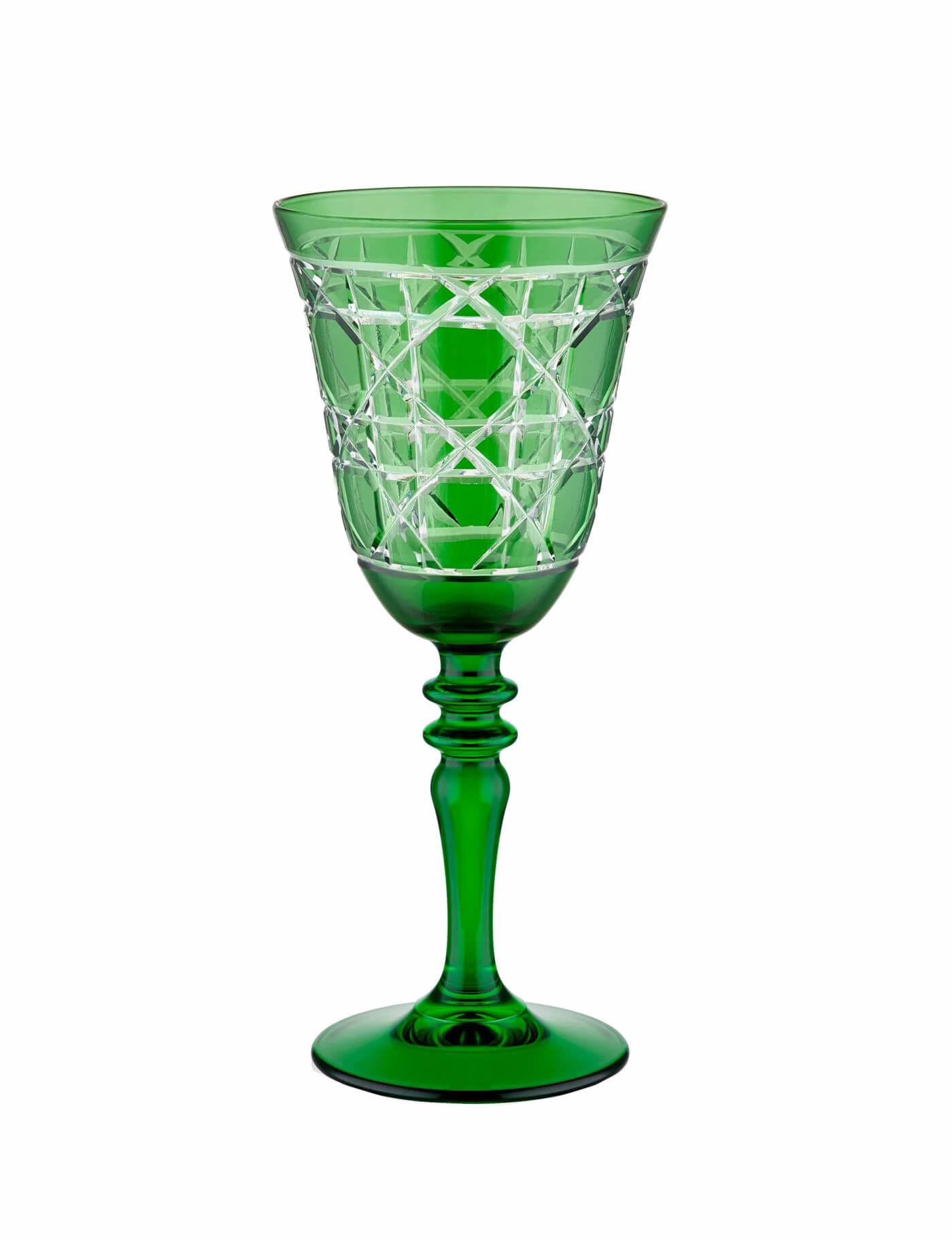 CHIARA ALESSI-CA2440141GN-Gloria Collection Yeşil Cam Kadeh 270 ml