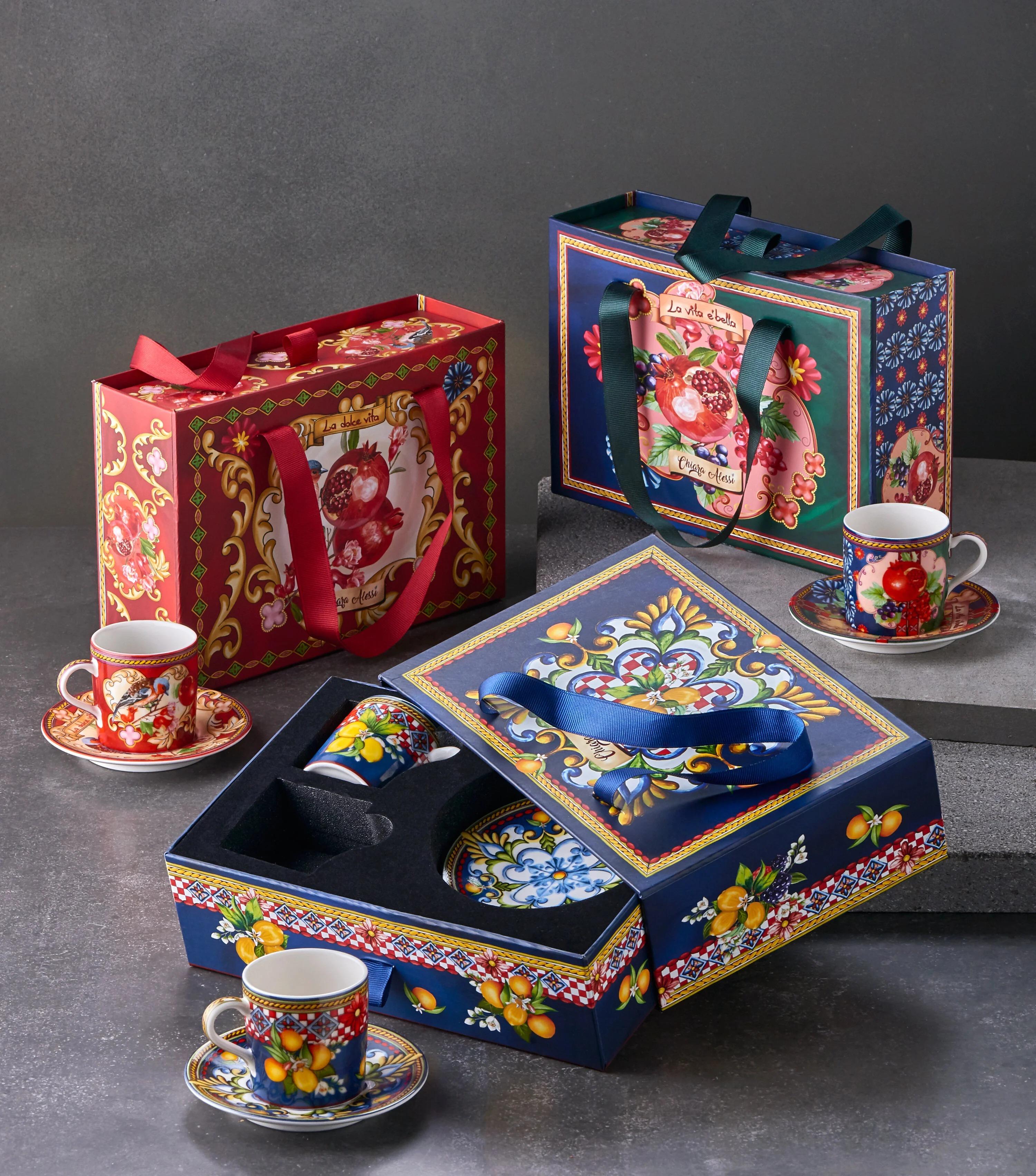 Chiara AlessiChiara Alessi Mavi Porselen Kahve Fincan Seti | Karabaş Home
