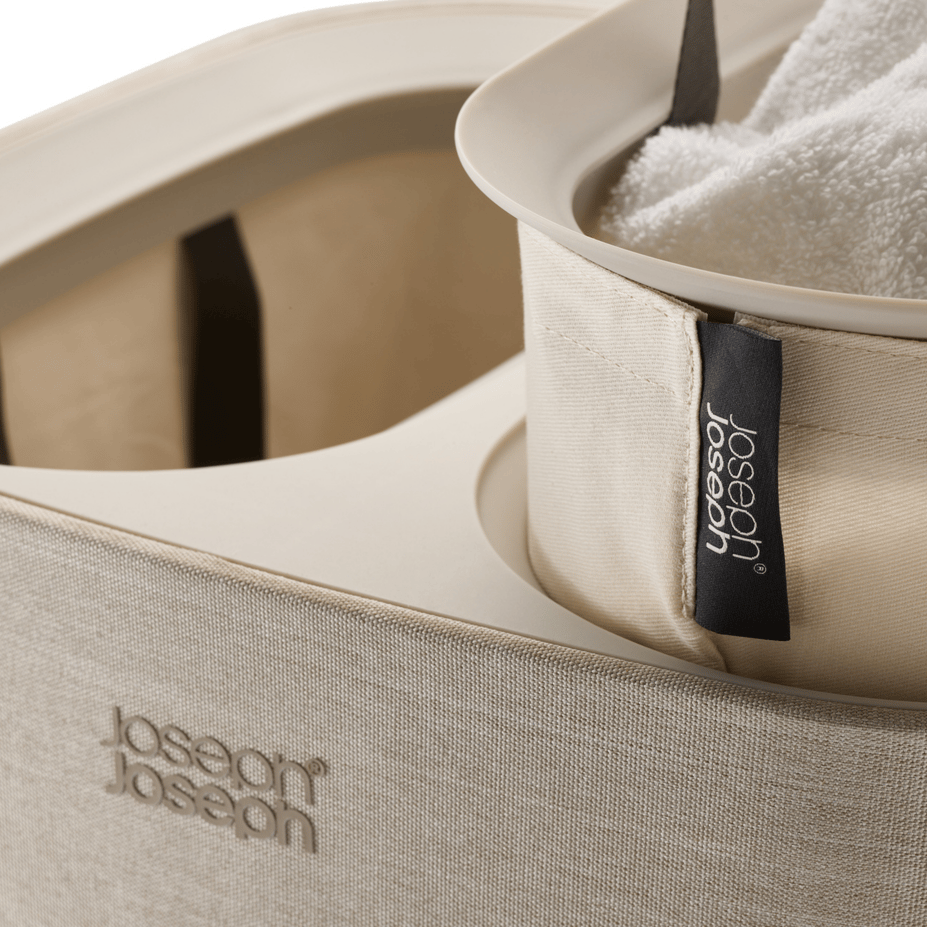 JOSEPH JOSEPH-50019-Joseph Joseph Tota 60 L Çamaşır Ayırma Sepeti Ekru