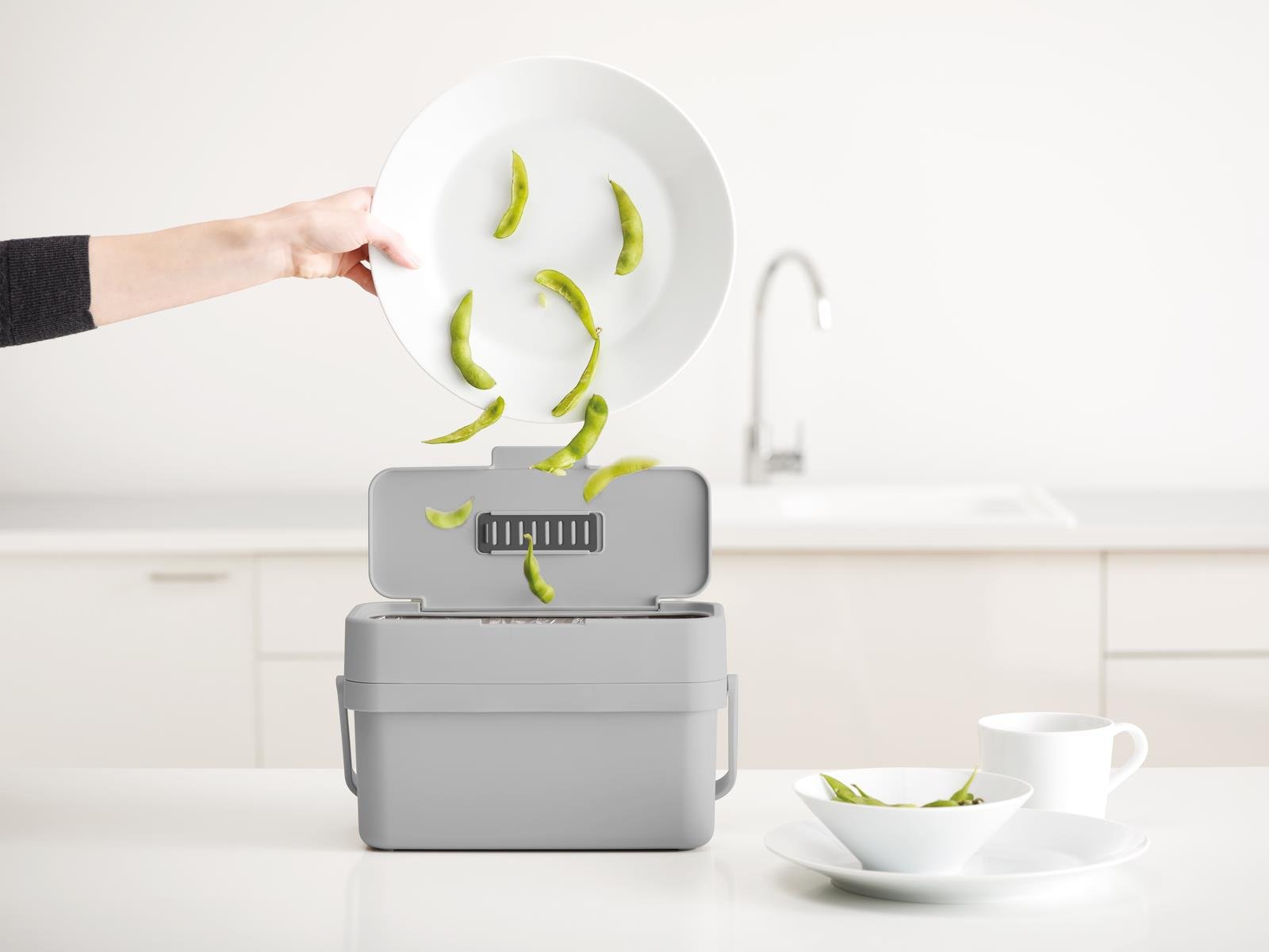 Joseph Joseph Duo-30117-Duo-Joseph Joseph Duo Compo Easy-Gıda Atık Kutusu -Gri