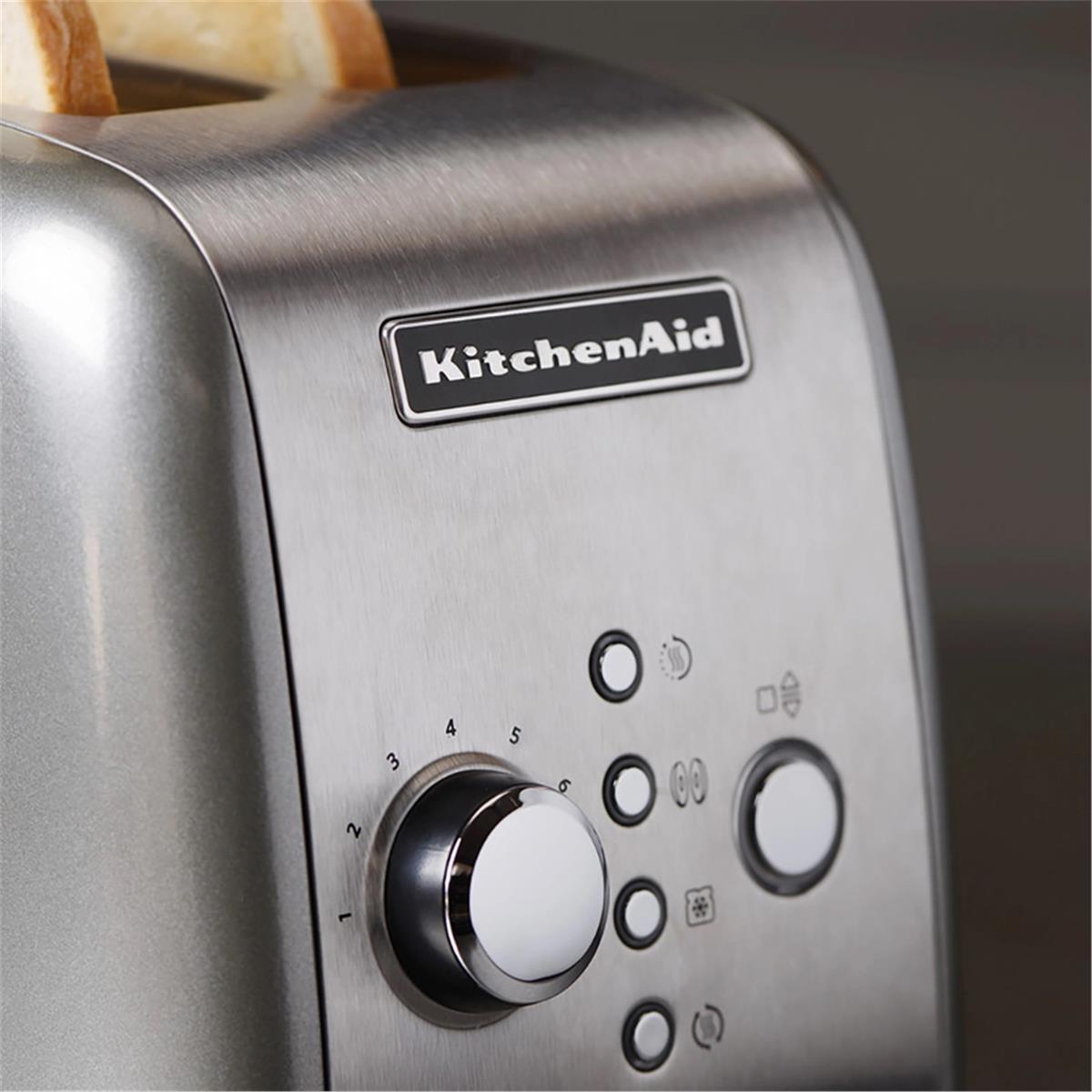 KİTCHENAİDKitchenaid Tuş  Kontrollü 2 Dilim Ekmek Kızartma Makinesi 5KMT221 Stainless Steel ESX