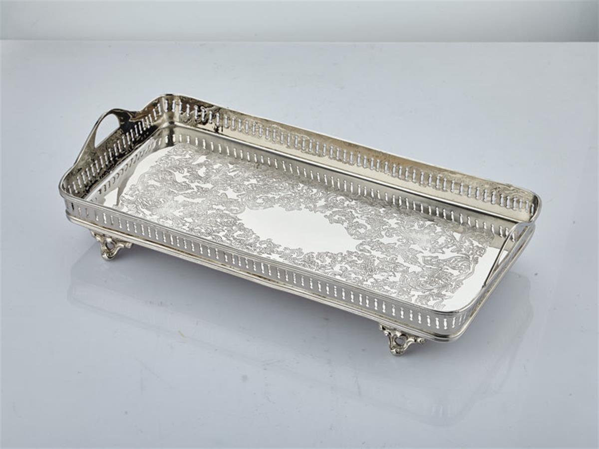 LAMEDOREPLATTER KULPLU GUMUS KUCUK TEPSI 43X22X9,5 CM