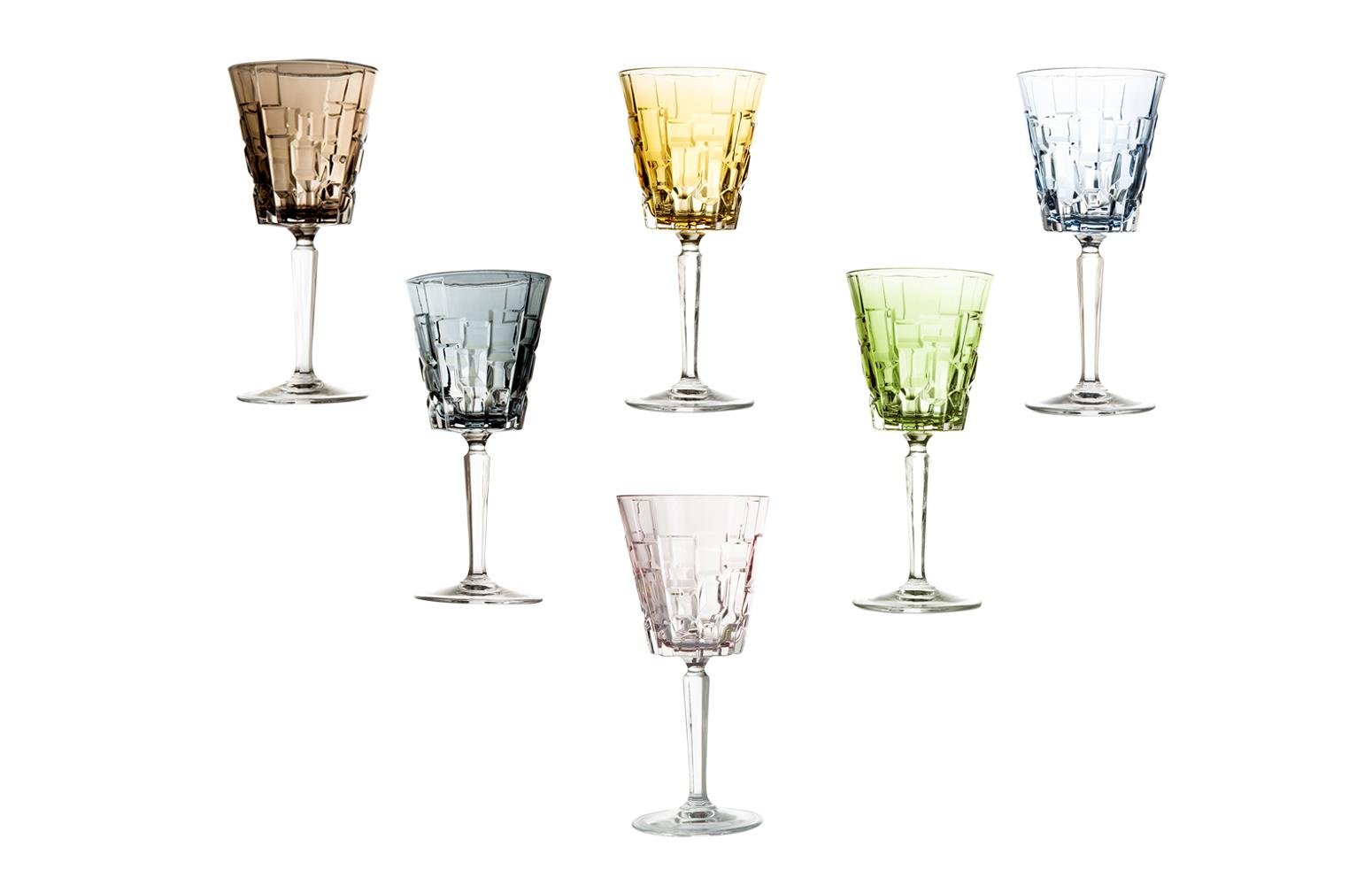 LuckyArt-LYVM 019-ROYAL CROWN GRANADA 6LI KADEH SETI MIX