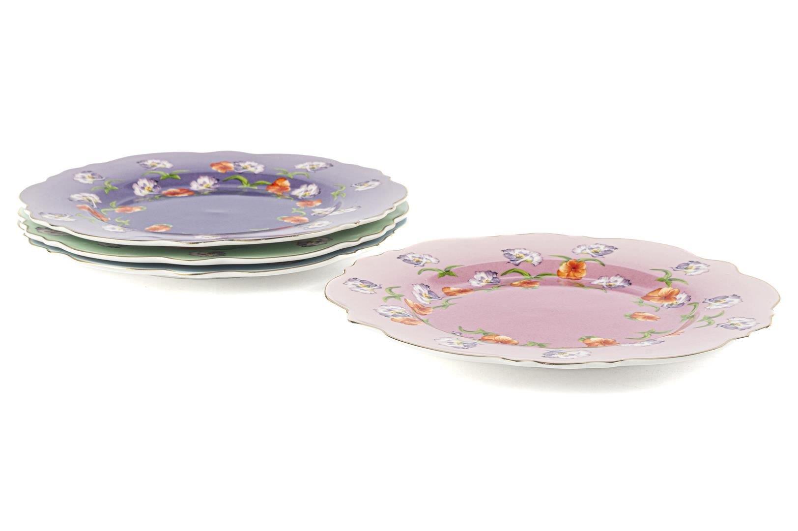 MIKASA-P038.366803-Feliz 4'lü Pasta Tabağı 21cm