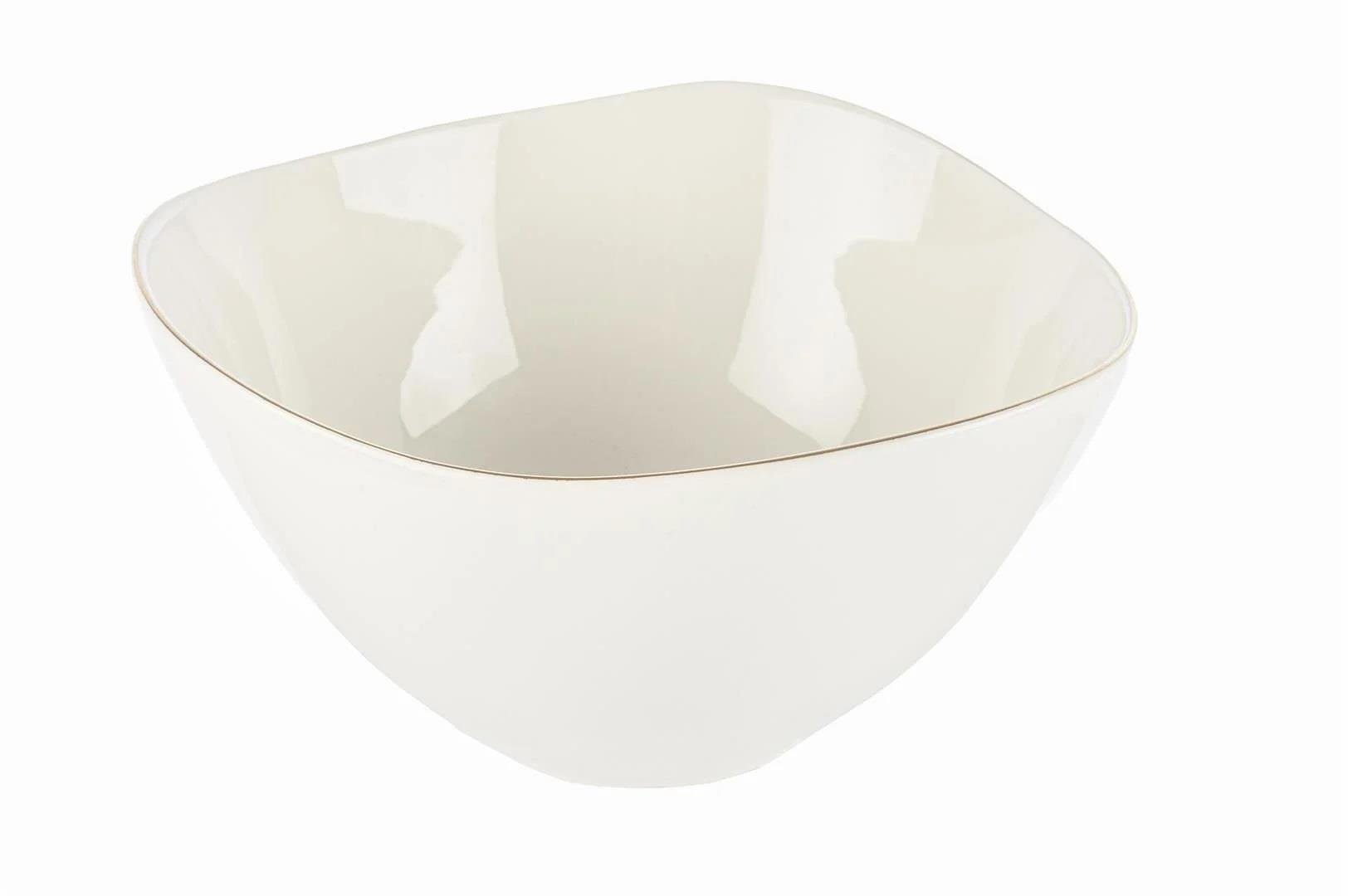 MIKASA-P038.370305-Triangular Gold Oval Salata Kasesi 23cm