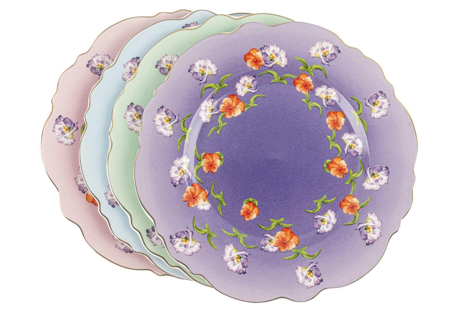 MIKASA-P038.366803-Feliz 4'lü Pasta Tabağı 21cm