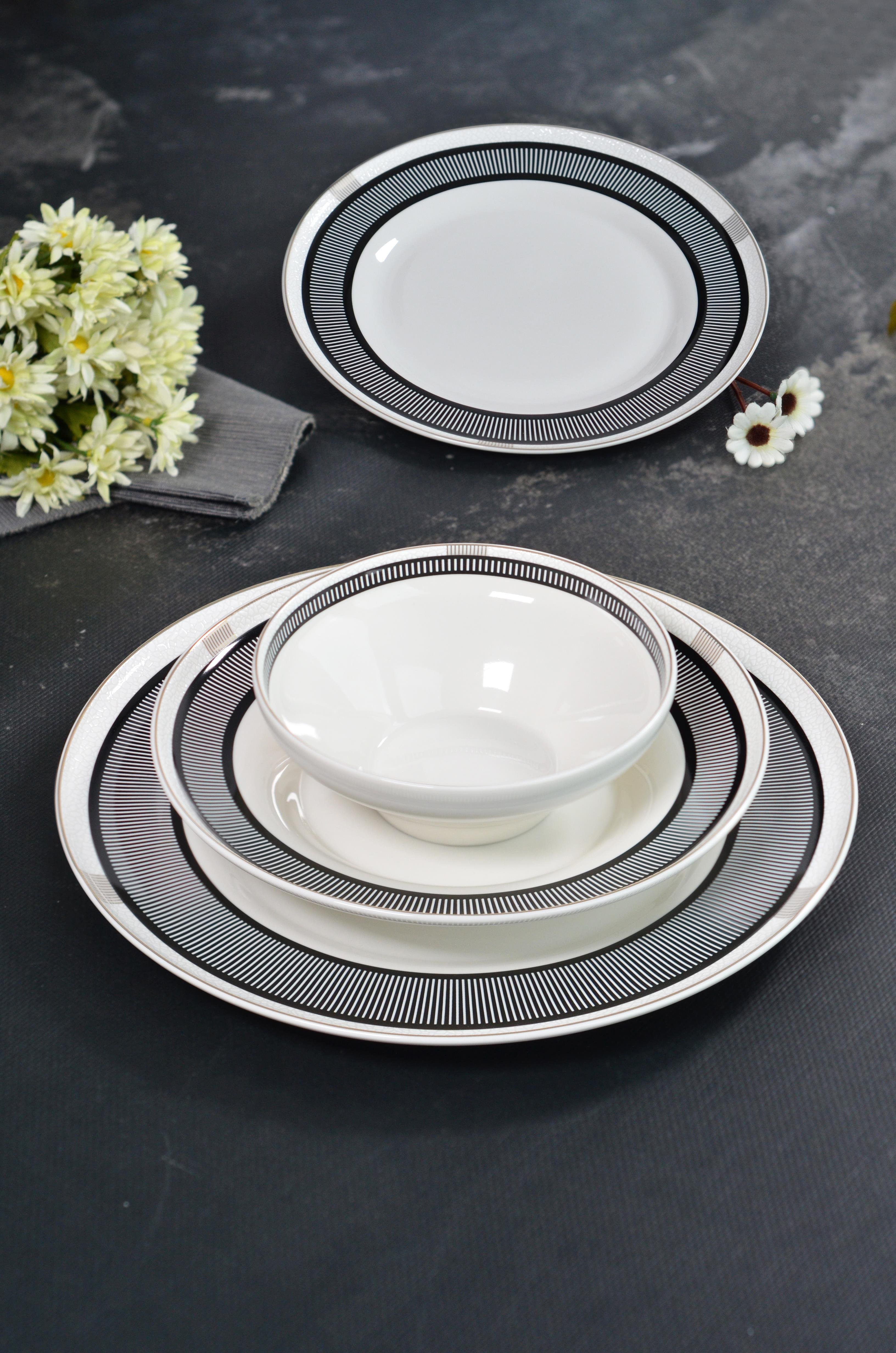 PaçiPaçi Royal Charme Bonita 24 Parça Bone China Yemek Takımı - 0032 | Karabaş Home
