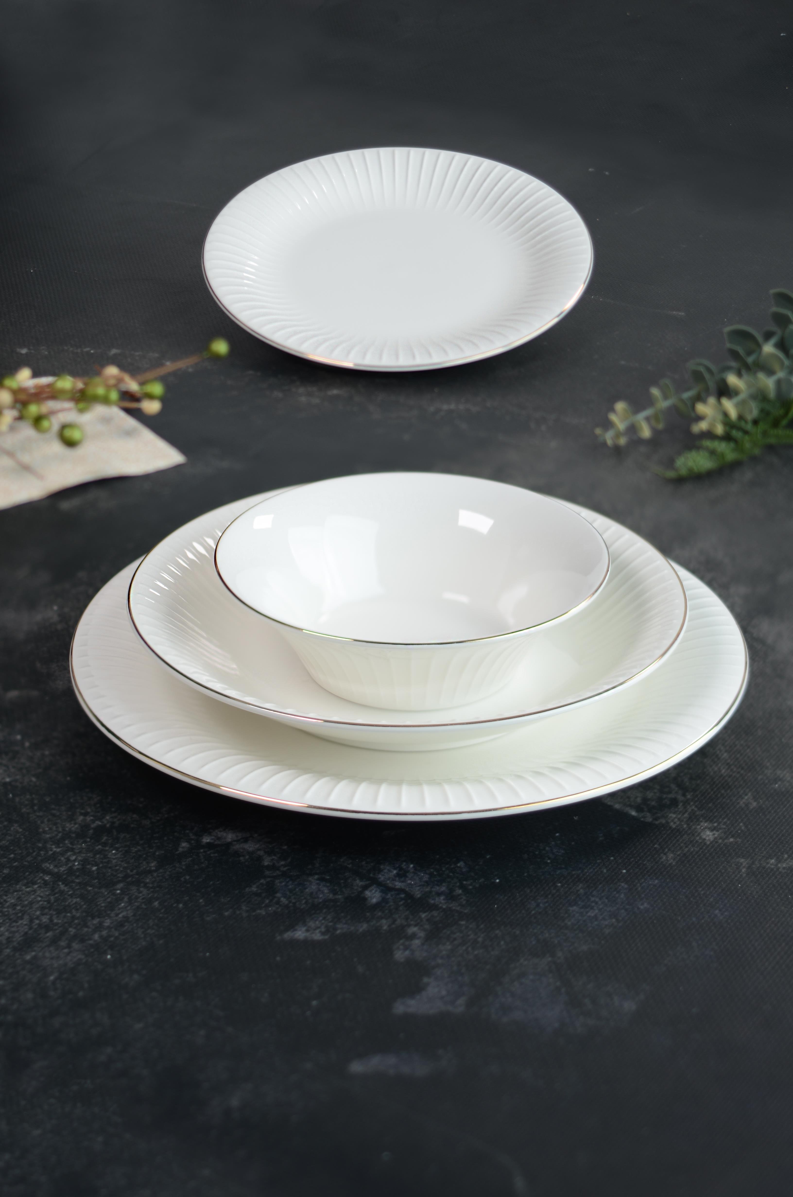 PaçiPaçi Royal Charme Gloria Gold 24 Parça Yemek Takımı | Karabaş Home
