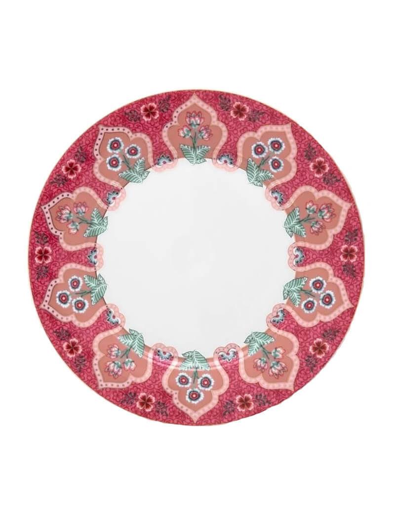 Pip StudioPip Studio Flower Festival Kırmızı Porselen Kahvaltı Tabağı 21cm | Karabaş Home
