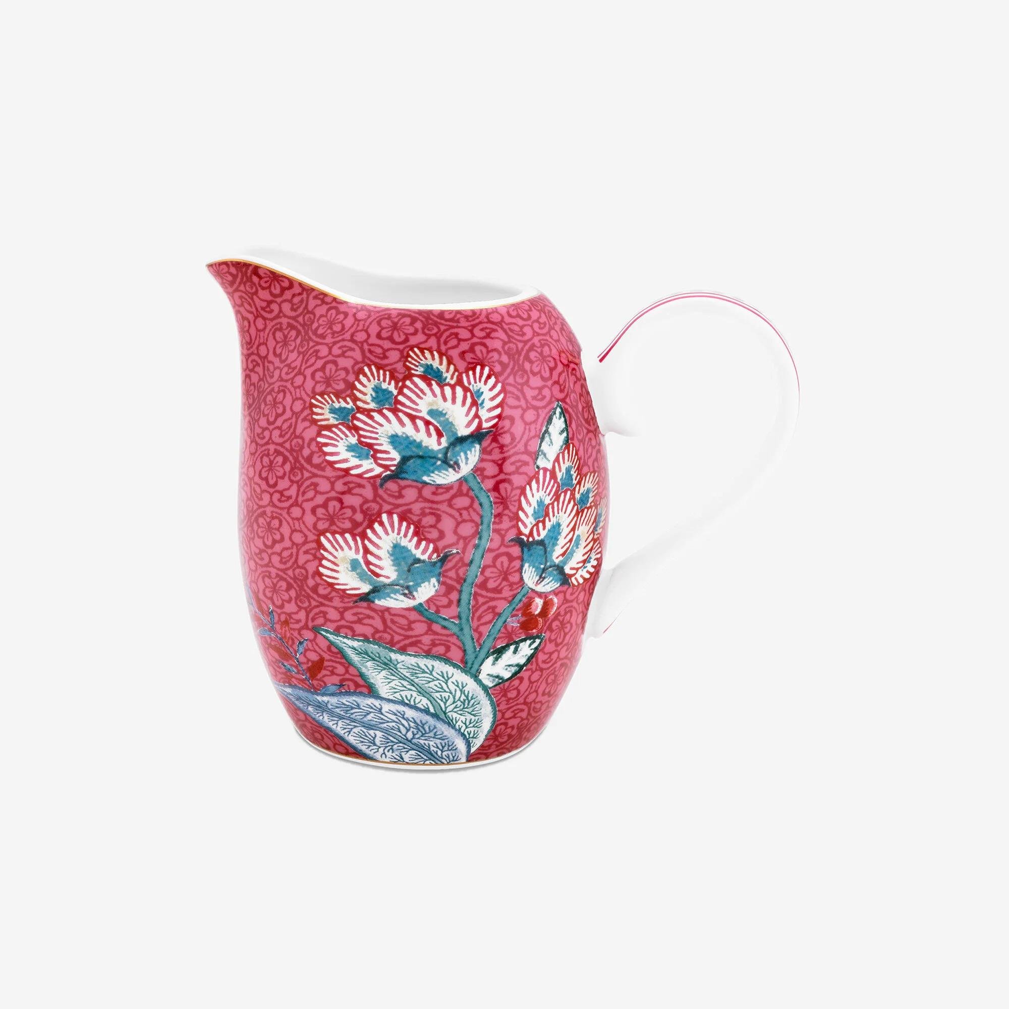 Pip StudioPip Studio Flower Festival Kırmızı Porselen Sütlük 250ml | Karabaş Home

