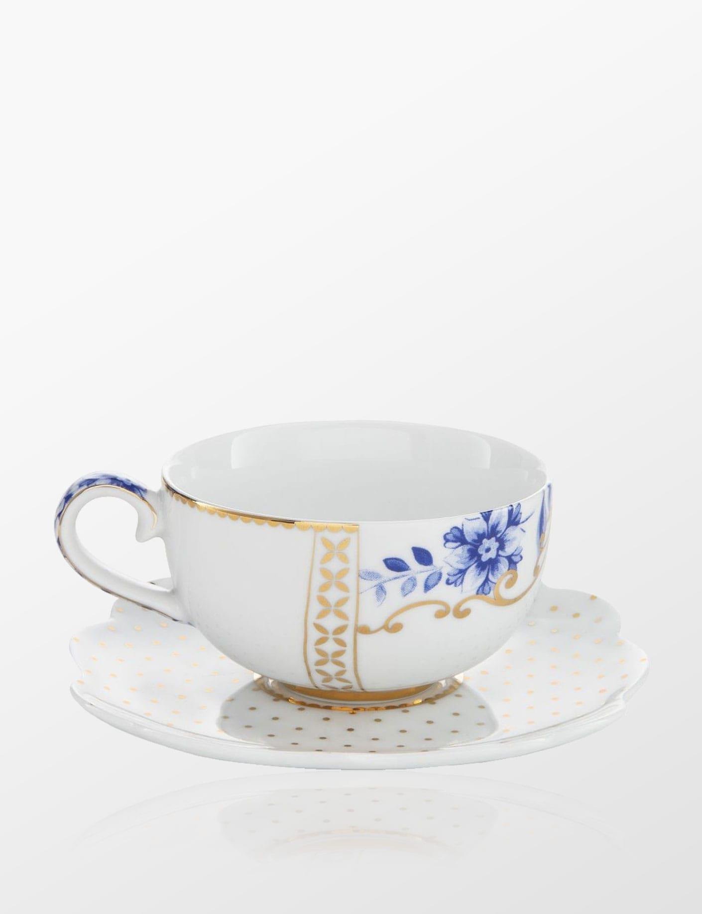 Pip StudioPip Studio Royal White Mavi Beyaz Porselen Kahve Fincanı | Karabaş Home
