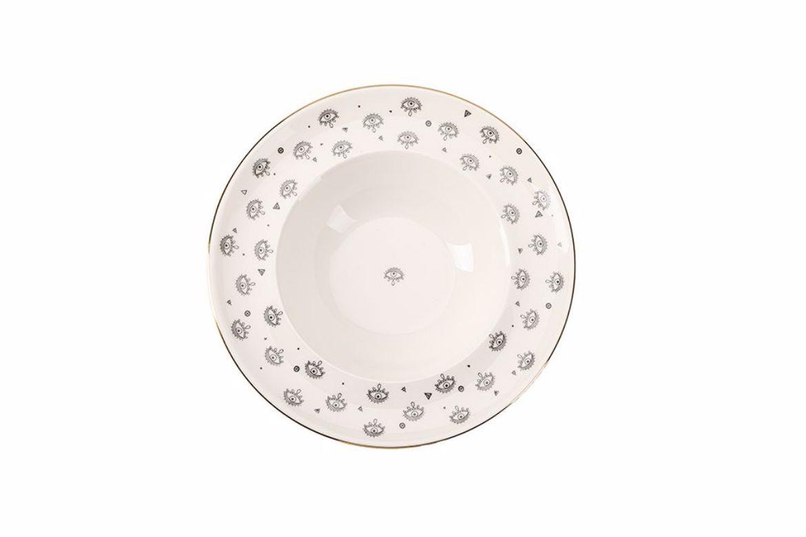 PORLAND-04RAL003232-Ruby Veni-Vidi 2 Kişilik Makarna Takımı