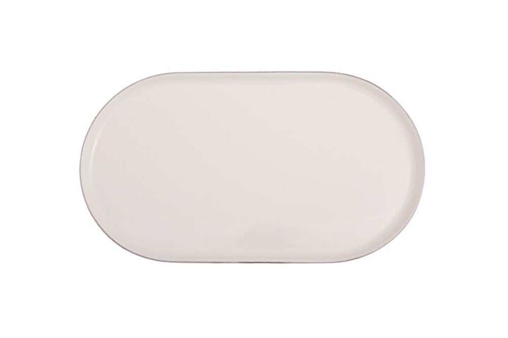 Porland Chopin Platin Kayık Tabak 28cm