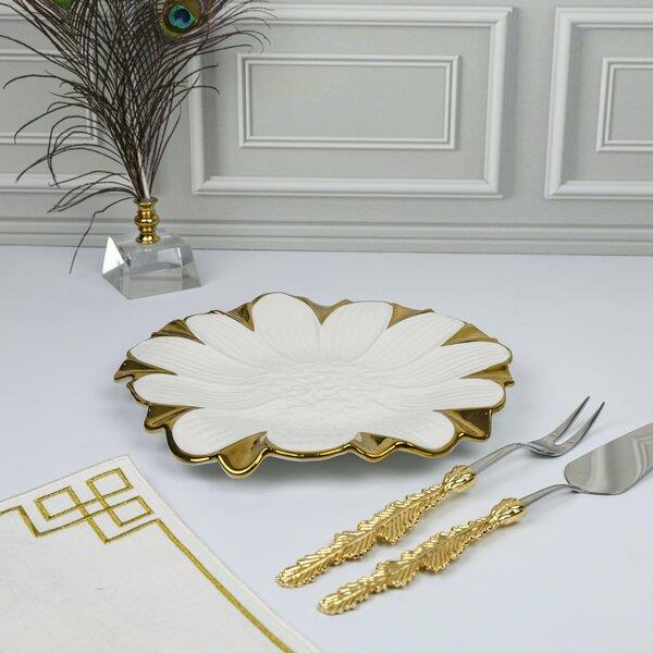 Roy KingRoy King Flora Gold Yuv.Sunum Tabak 30 Cm | Karabaş Home
