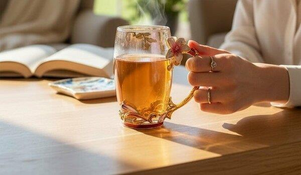 Roy KingRoy King Metalli Cam Kupa | Karabaş Home
