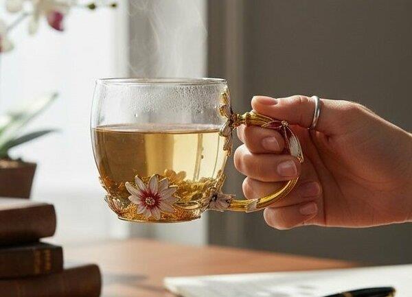 Roy KingRoy King Metalli Cam Kupa | Karabaş Home
