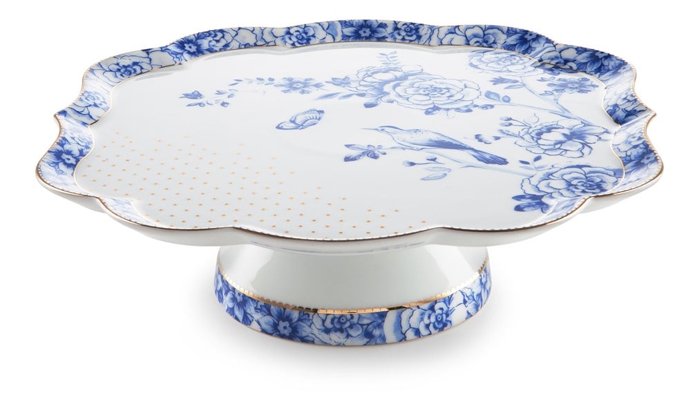 Royal Beyaz / Mavi Mini Kek Standı