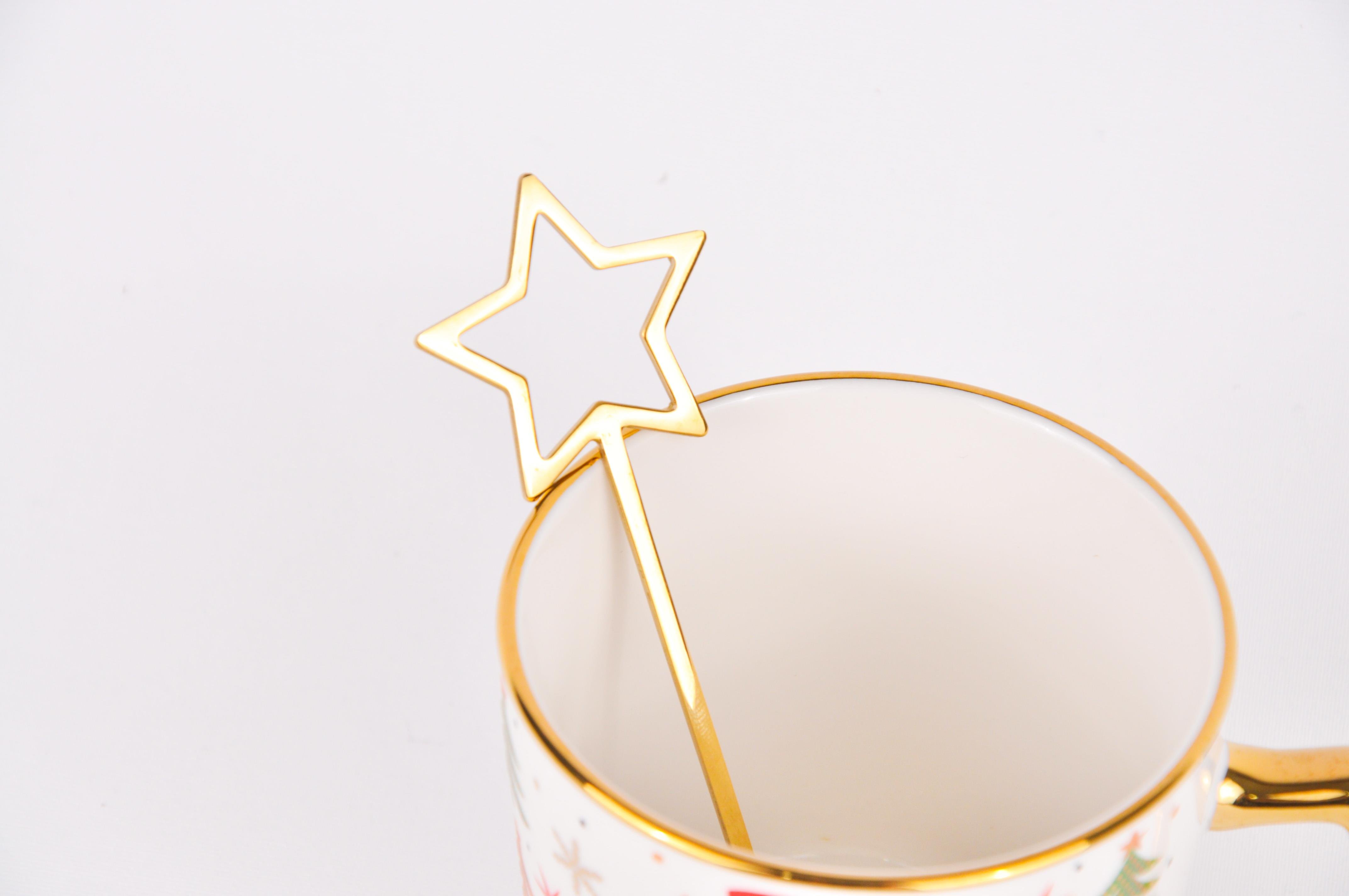 TohanaTohana Altın Kaşıklı Yeni Yıl Porselen Kupa-Kurşun Asker 1 | Karabaş Home
