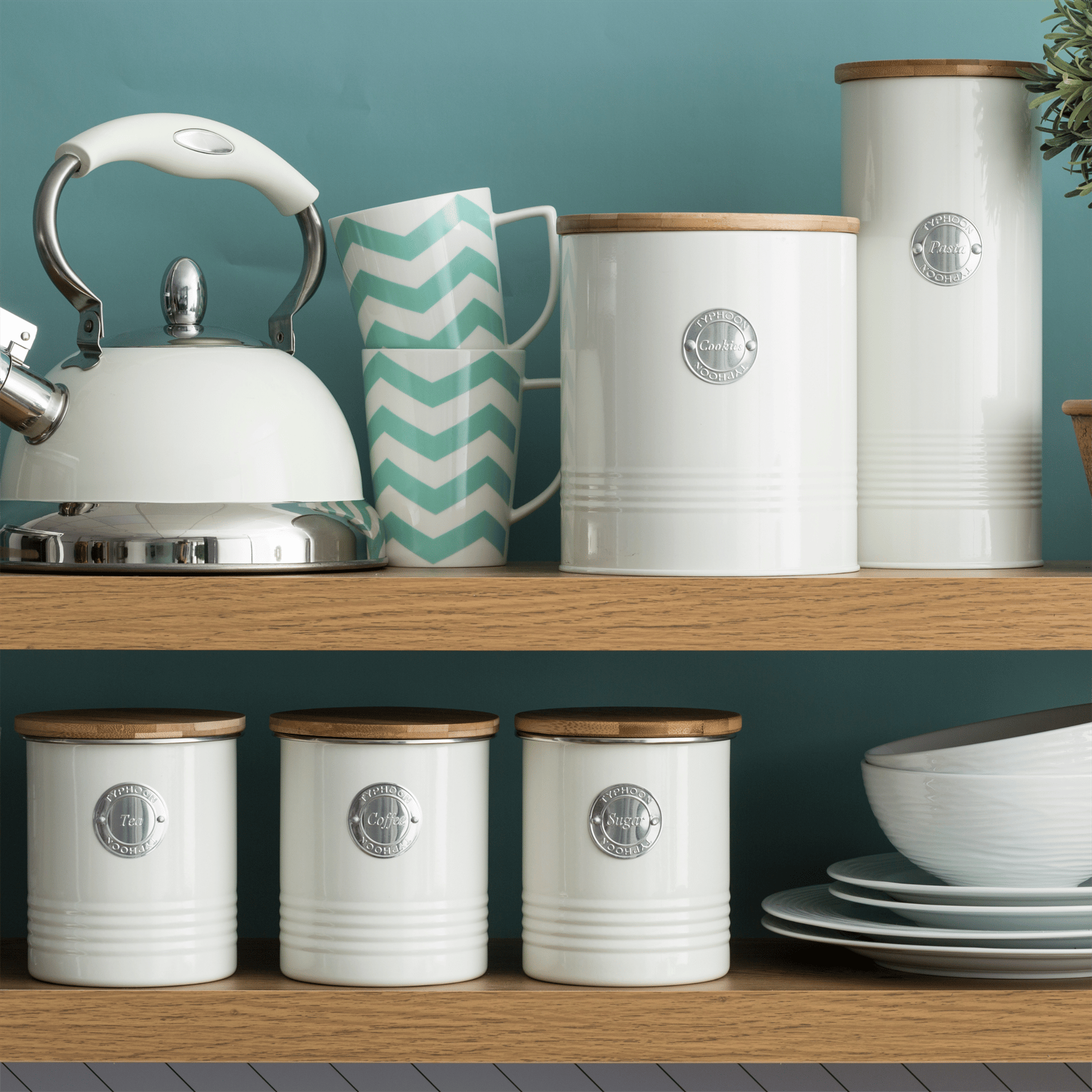 TyphoonTyphoon Living Serisi 3 Litre Kurabiye Saklama Kabı - Krem | Karabaş Home
