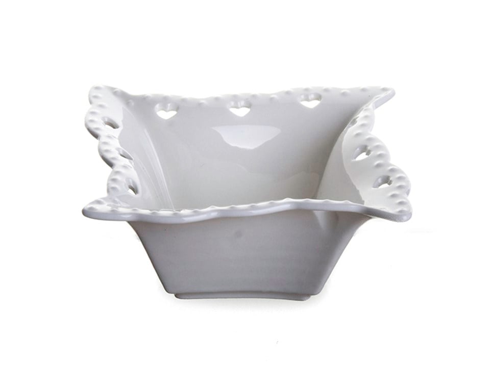 Ultraform Porselen Delikli Yıldız Kase 9 Cm