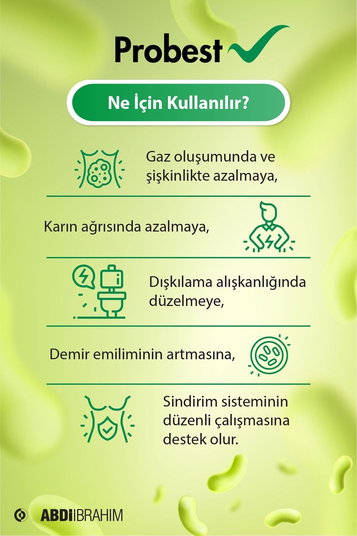 ABDİ İBRAHİMVİTAMİN-MİNERALLERProbest Digestive Probiyotik 20 Kapsül
