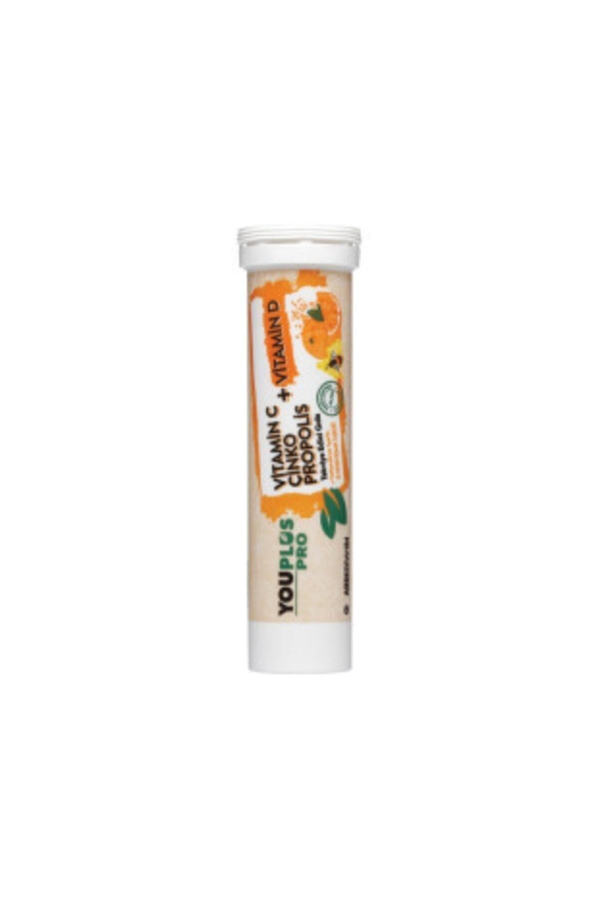 ABDİ İBRAHİMVİTAMİN-MİNERALLERYouplus Pro Vitamin C D Çinko Propolis 15 Efervesan Tablet