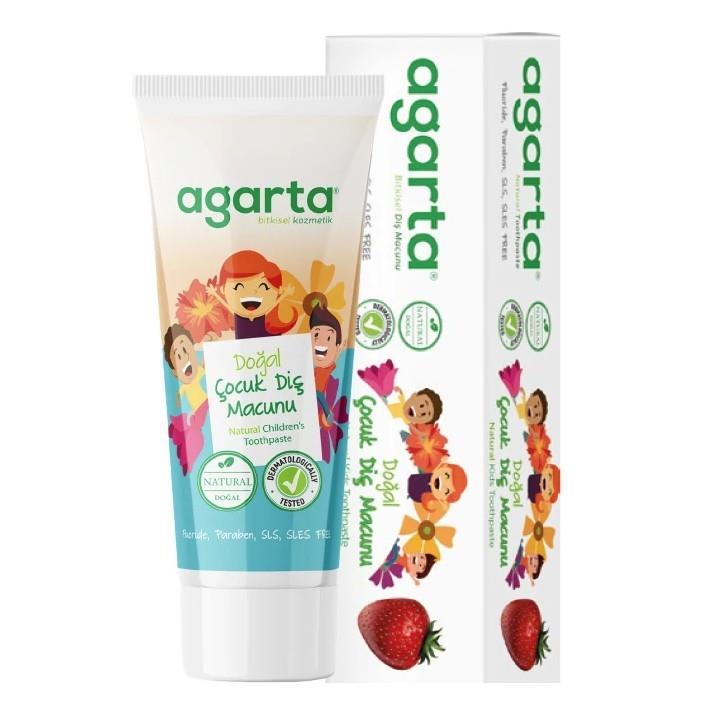 AGARTADİŞ MACUNLARIAgarta Doğal Çocuk Çilekli Diş Macunu 75 ml