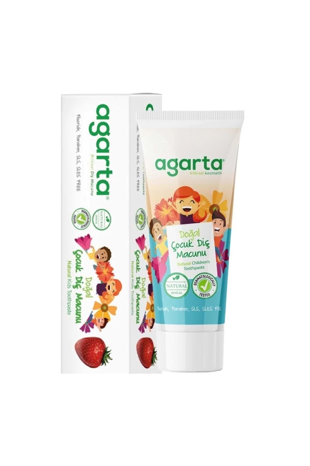 AGARTADİŞ MACUNLARIAgarta Doğal Çocuk Çilekli Diş Macunu 75 ml