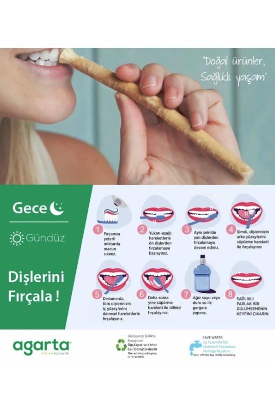 AGARTADİŞ MACUNLARIAgarta Doğal Misvak Özlü Diş Macunu 100 ml