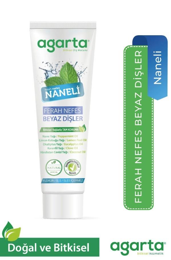 AGARTADİŞ MACUNLARIAgarta Doğal Naneli Diş Macunu 100 ml