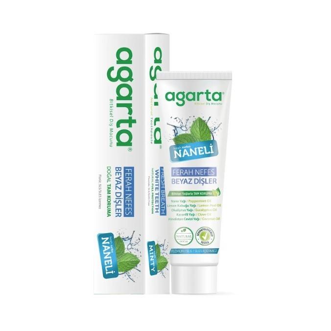 AGARTADİŞ MACUNLARIAgarta Doğal Naneli Diş Macunu 100 ml