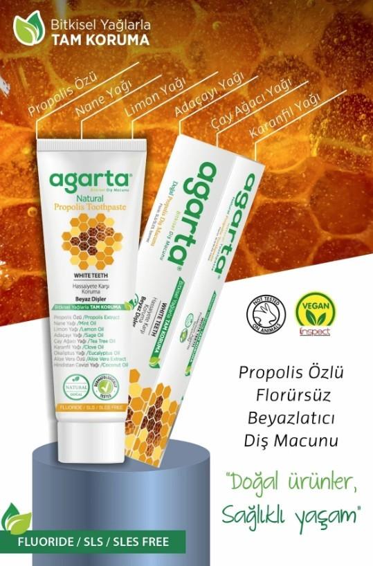 AGARTADİŞ MACUNLARIAgarta Doğal Propolis Diş Macunu 100 ml
