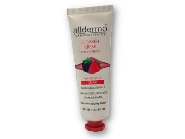 AlldermoNEMLENDİRİCİLERAlldermo El Kremi Ahududu ve Çilek 30 ml 