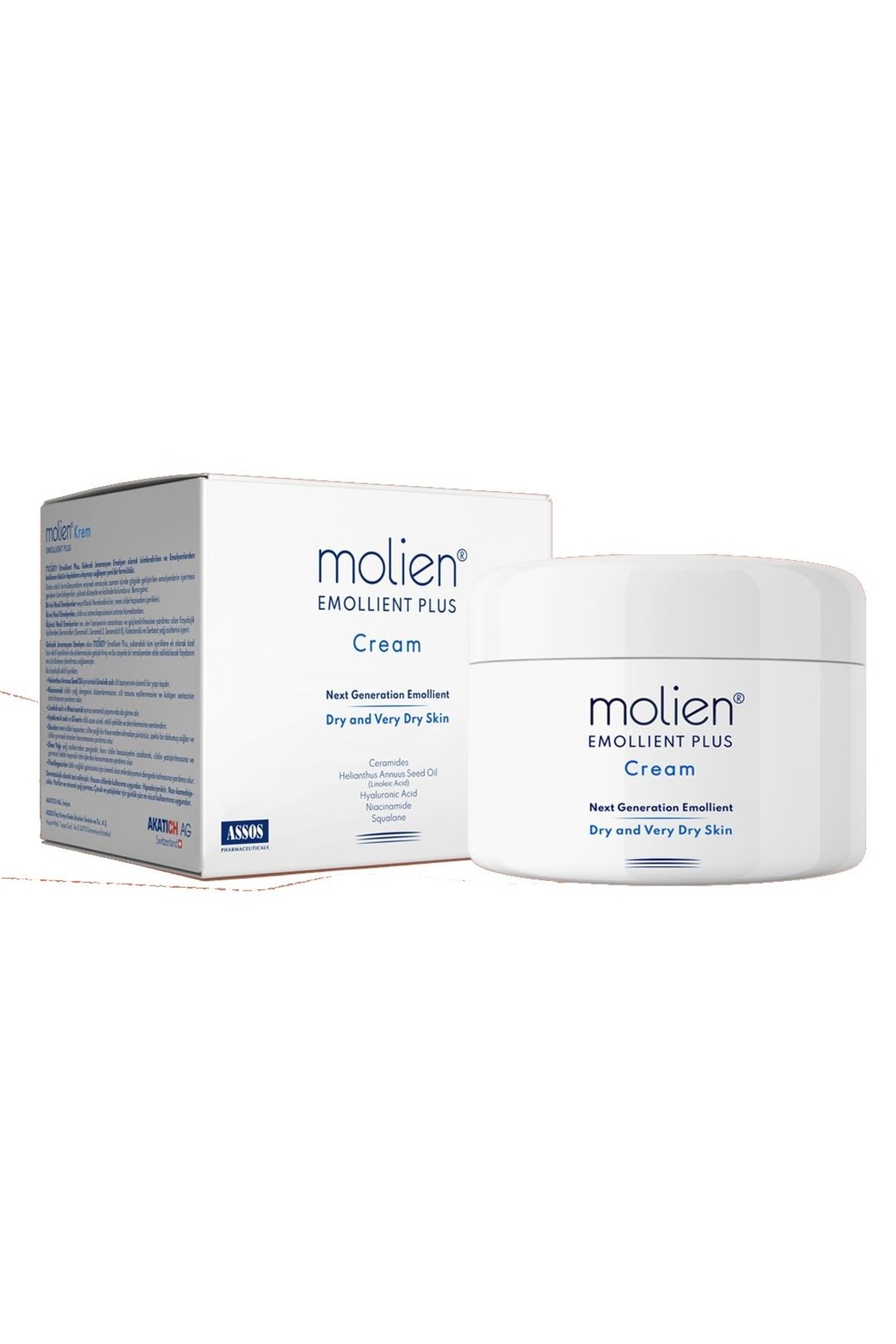 ASSOSNEMLENDİRİCİLERMolien Emollient Plus Nemlendirici Krem 300 ml
