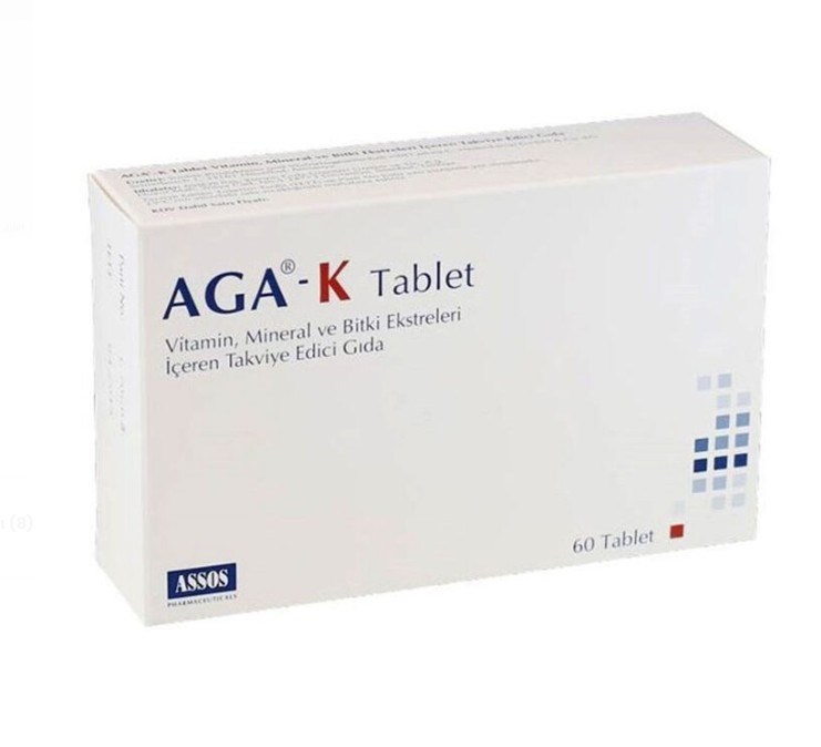 ASSOSVİTAMİN-MİNERALLERAGA-K 60 Tablet