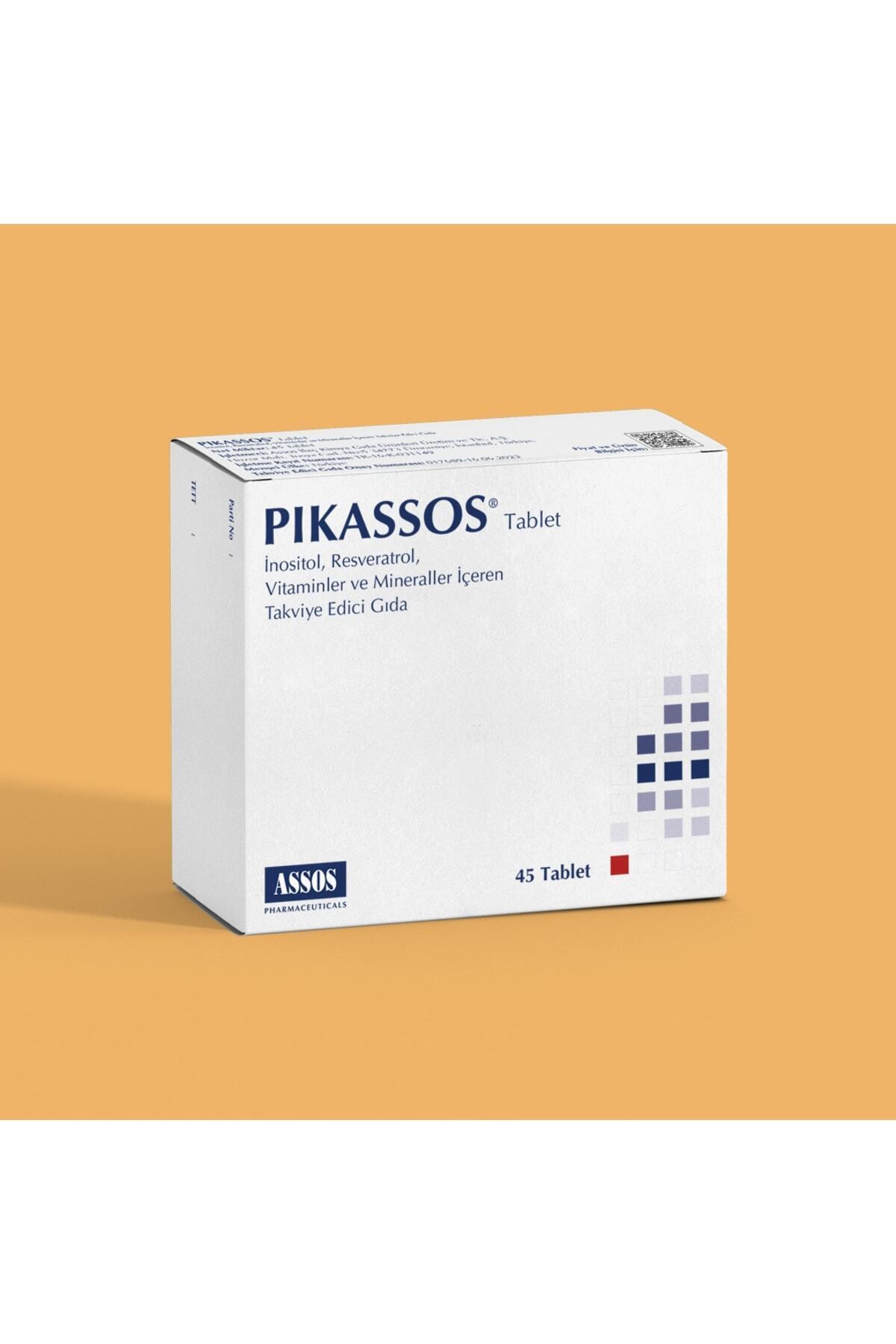 ASSOSVİTAMİN-MİNERALLERPikassos İnositol ve Resveratrol 45 Tablet